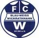 Wappen ehemals FC Blau-Weiß Wickrathhahn 07/29  53644
