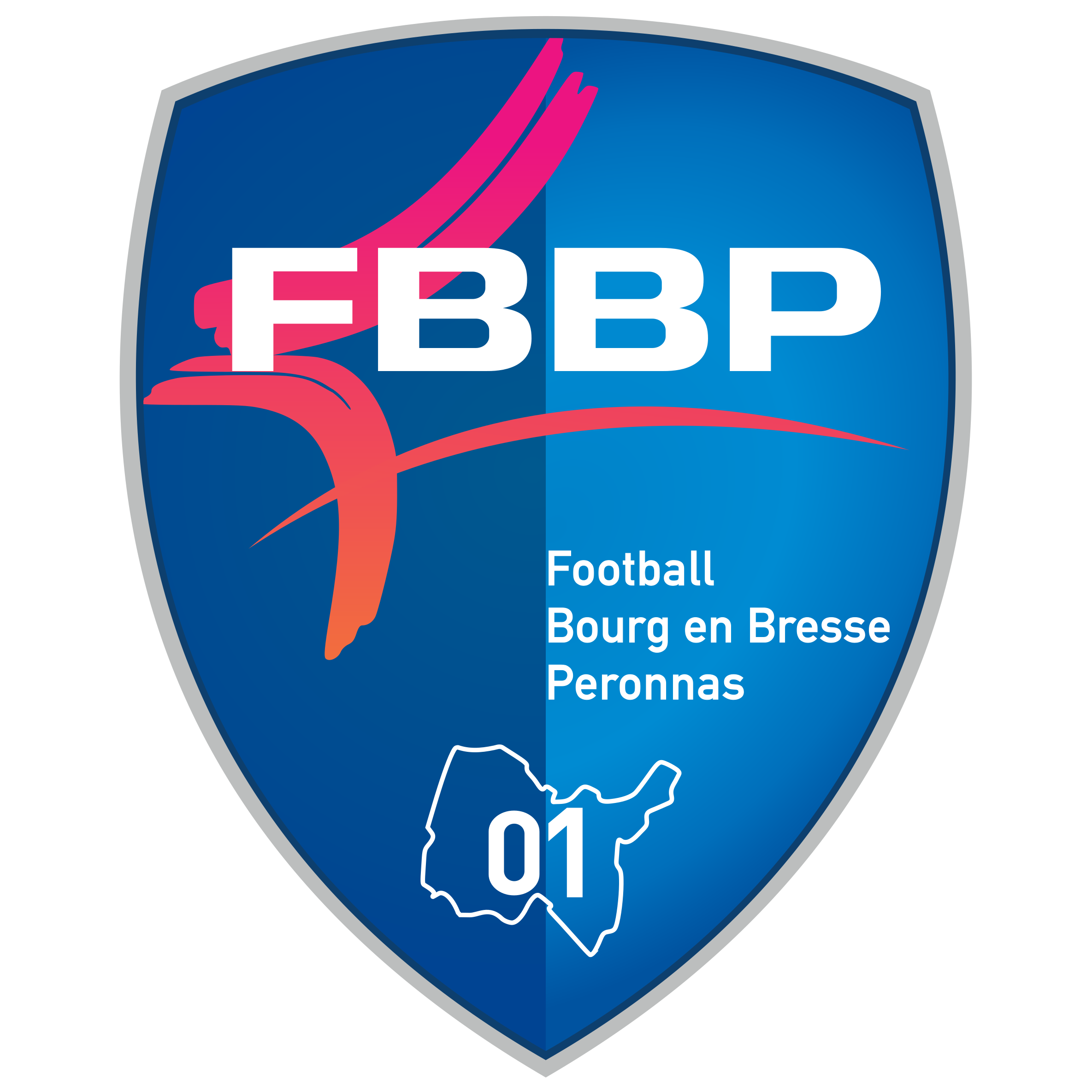 Wappen Football Bourg-en-Bresse Péronnas 01  7636