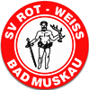 Wappen ehemals SV Rot-Weiß Bad Muskau 1990