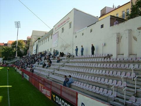 Stadion Viktorie v Seifertově ulici - Praha