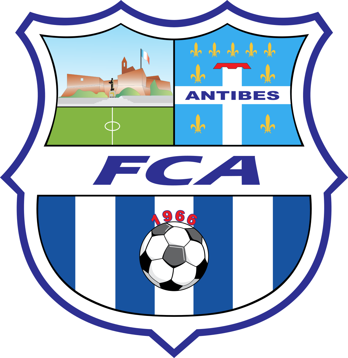 Wappen FC Antibes Juan-les-Pins