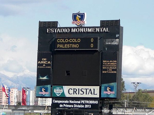 Estadio Monumental David Arellano - Santiago de Chile