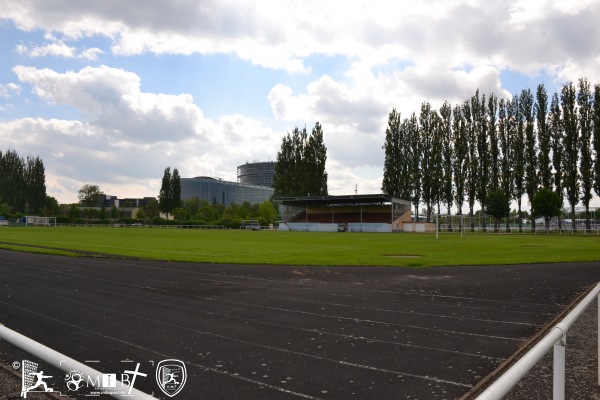 Alter Zustand (mit Naturrasen und Tribüne)