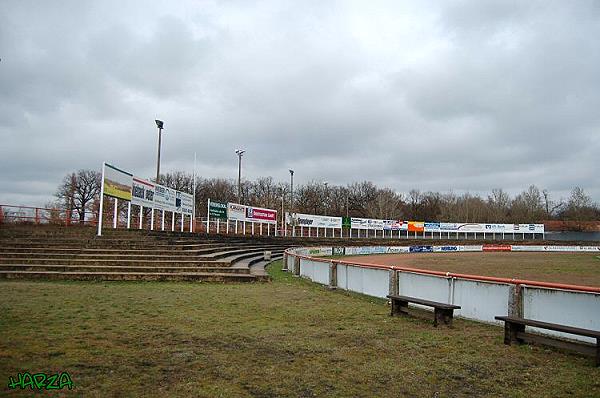 Stadion Heinrichslust im Sportkomplex - Schwedt/Oder