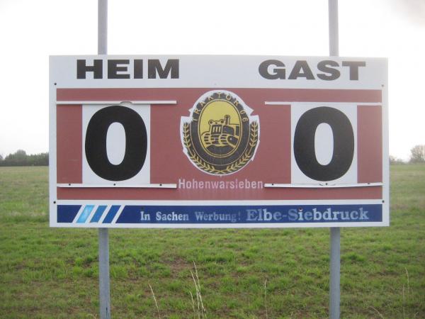Sportplatz Hohenwarsleben - Hohe Börde-Hohenwarsleben