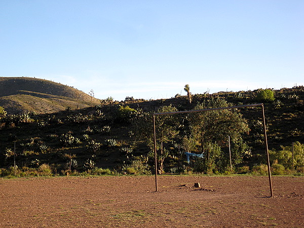 Cancha de tierra - Real de Catorce