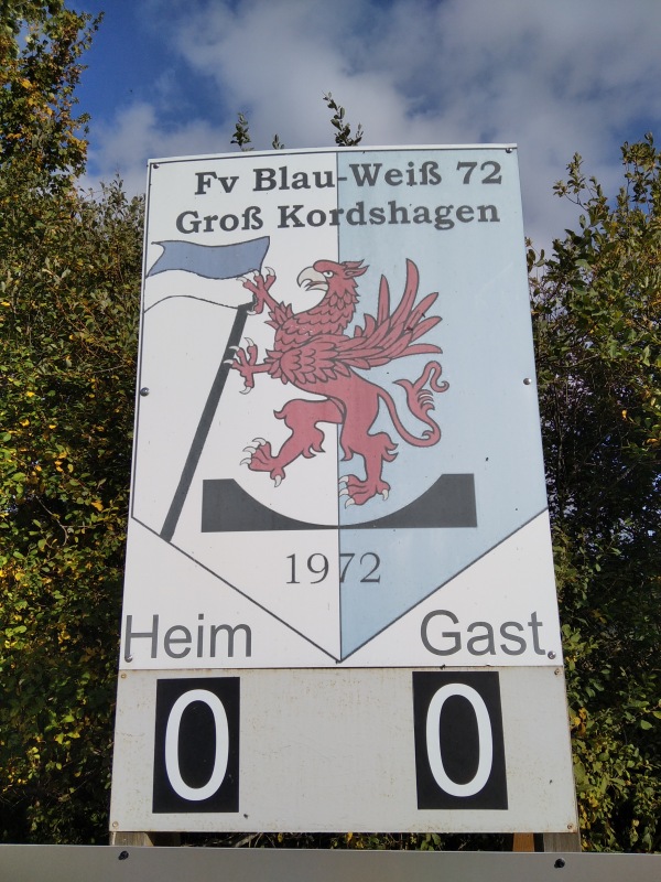 Sportplatz an der Chausseestraße - Groß Kordshagen