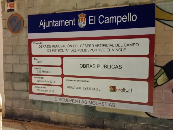 Campo de Fútbol El Campello - Campello (El Campello), VC