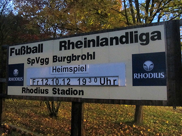 Rhodius-Stadion - Burgbrohl