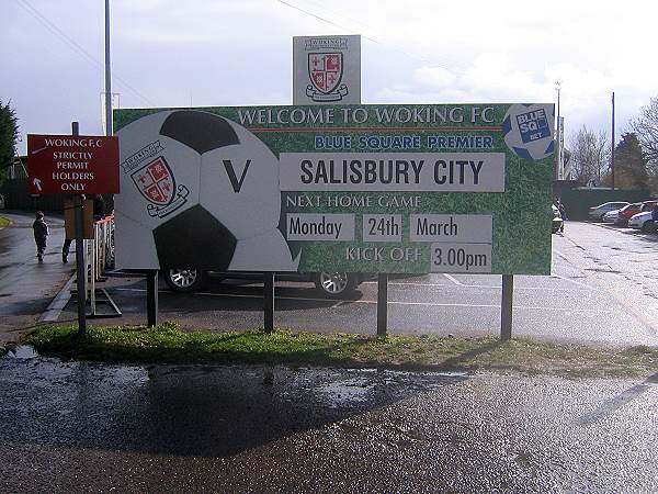 Kingfield Stadium - Woking, Surrey