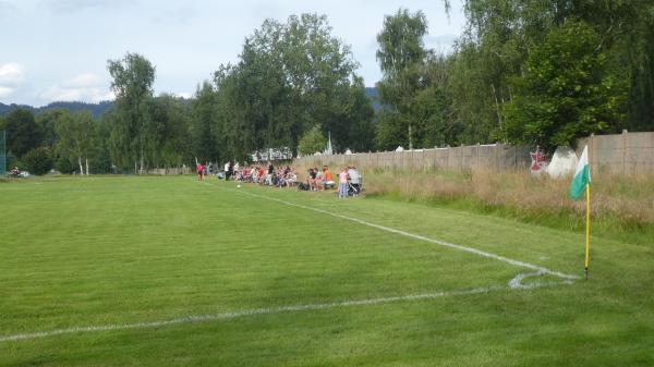 Stadion Miejski w Kowarach obok - Kowary