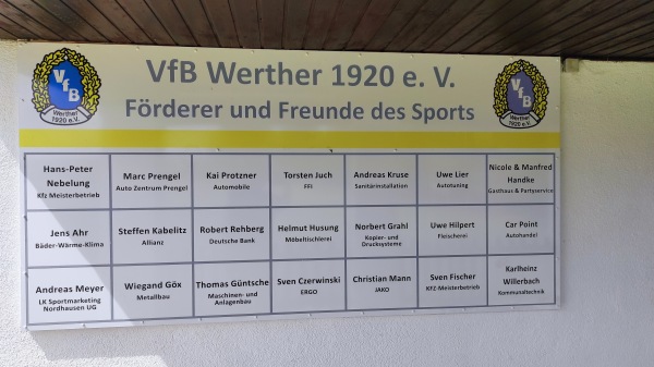 Sportplatz Werther - Werther/Thüringen
