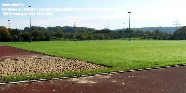 Sportgelände Raidwangen - Nürtingen-Raidwangen