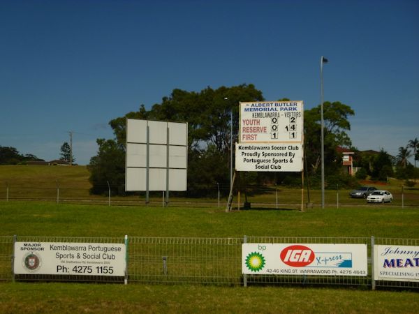 Albert Butler Memorial Park - Wollongong 