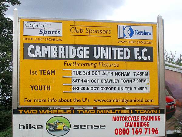 Abbey Stadium - Cambridge