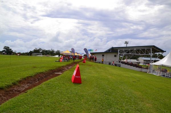 National Soccer Stadium Samoa pitch 2 - Apia