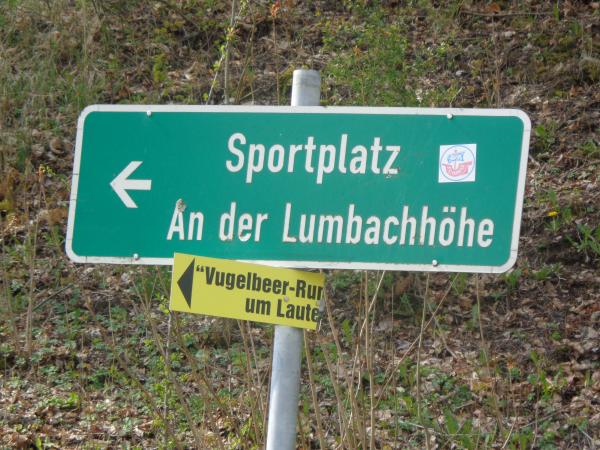 Sportplatz an der Lumbachhöhe - Lauter-Bernsbach