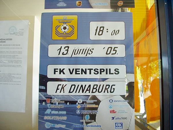 Olimpiskā centra Ventspils Stadionā - Ventspils