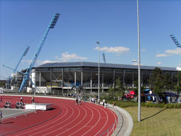 Rostocker Leichtathletikstadion im Sportforum - Rostock-Hansaviertel
