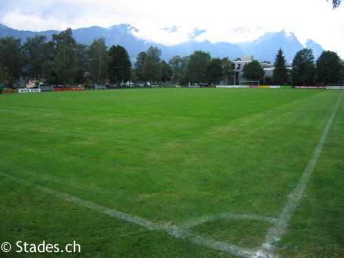 Sportplatz Schild (alt) - Sevelen