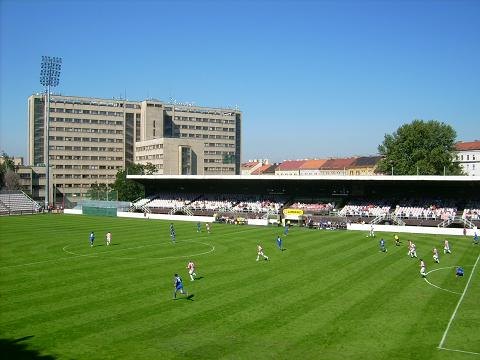 Stadion Viktorie v Seifertově ulici - Praha