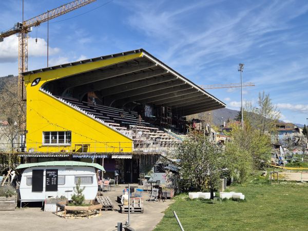 Stadionareal umgenutzt