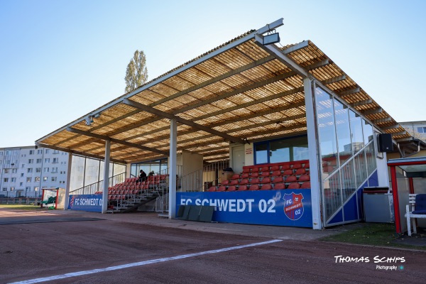 Stadion Heinrichslust im Sportkomplex - Schwedt/Oder