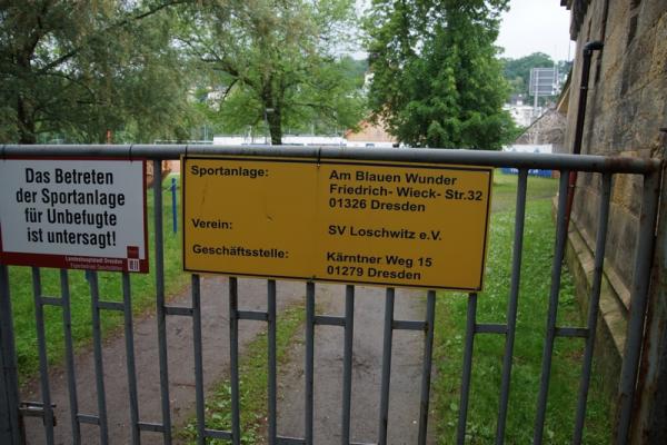 Sportplatz am Blauen Wunder - Dresden-Loschwitz