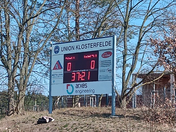 Sportplatz an der Mühlenstraße - Wandlitz-Klosterfelde