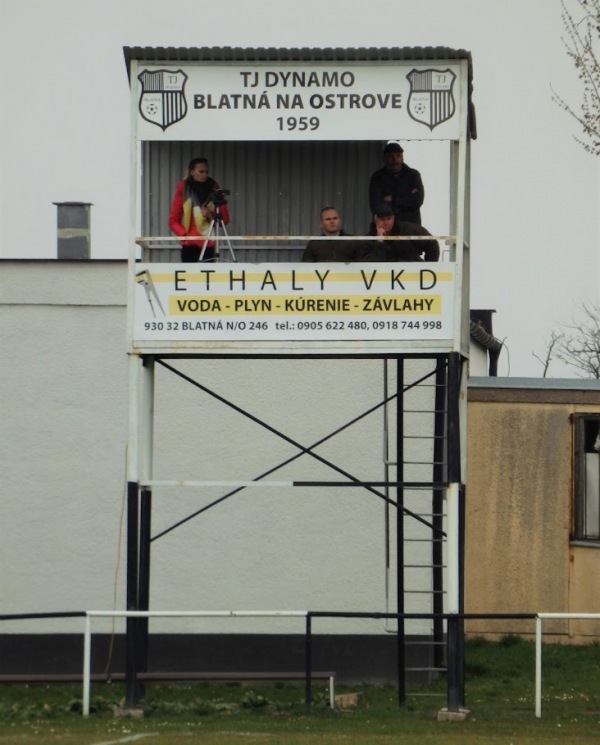 Futbalový Štadión Blatná na Ostrove - Blatná na Ostrove
