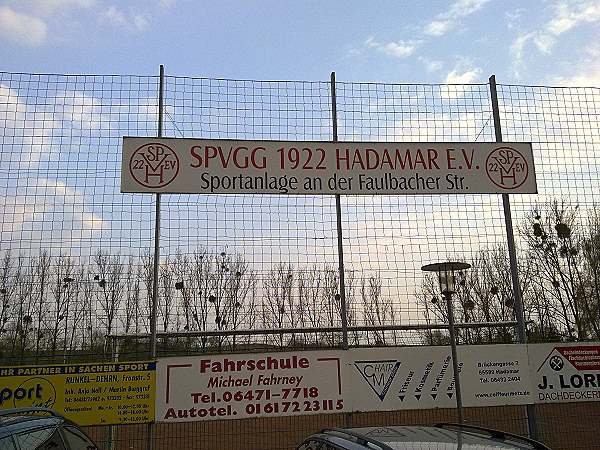 Sportanlage Faulbacher Straße - Hadamar/Westerwald