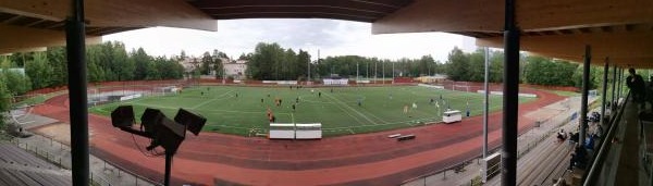 Ehemaliger Zustand: Haupttribüne abgebrannt