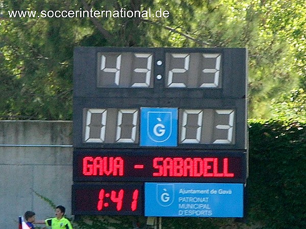 Estadi Municipal La Bòbila - Gavà, CT