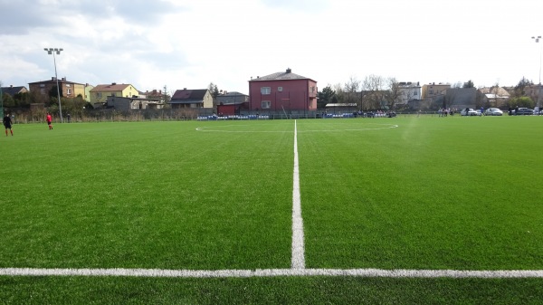 Stadion Sportowy Miejskiego Ośrodka Sportu i Rekreacji w Myszkowie obok - Myszków