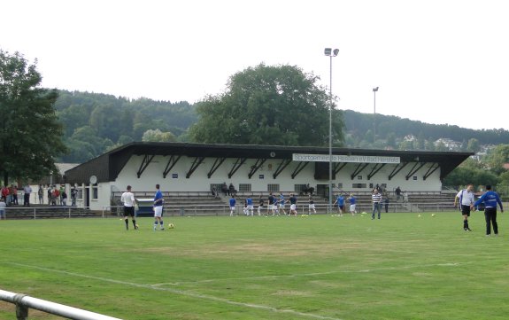 Hessen-Stadion in der Oberau - Bad Hersfeld