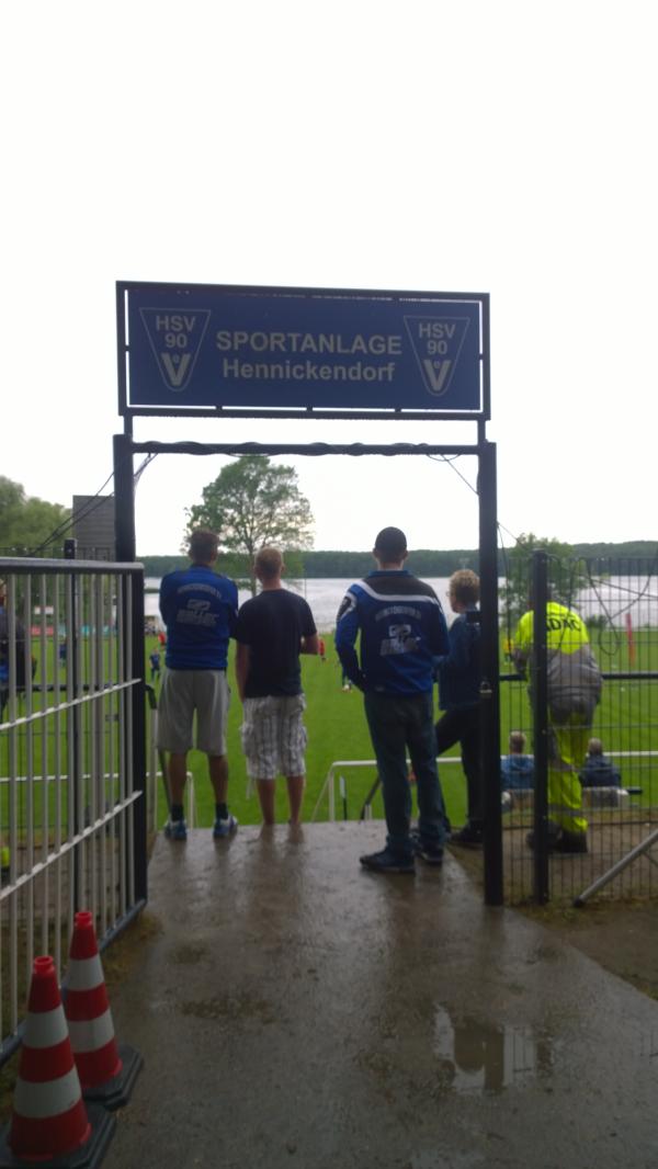 Sportanlage Hennickendorf - Rüdersdorf bei Berlin-Hennickendorf