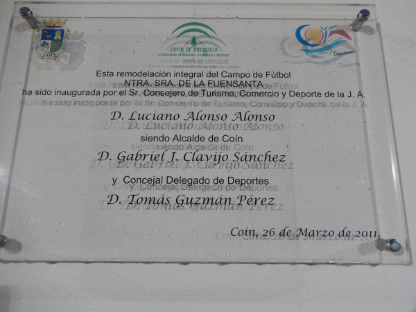 Estadio Nuestra Señora de la Fuensanta - Coín, AN