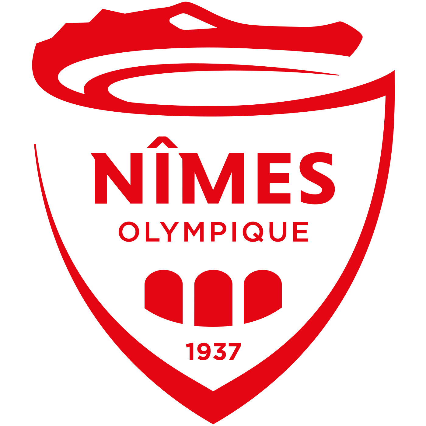 Wappen zukünftig Nîmes Olympique