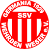 Wappen ehemals SSV Germania 1929 Wehrden