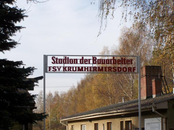 Stadion der Bauarbeiter - Zschopau-Krumhermersdorf