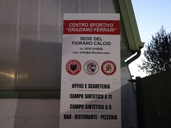 Centro Sportivo Graziano Ferrari - Fiorano Modenese