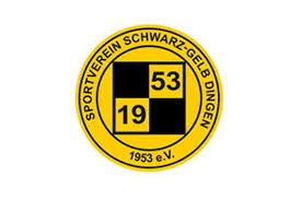 Wappen ehemals SV Schwarz-Gelb Dingen 1953  5153