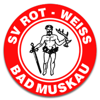 Wappen ehemals SV Rot-Weiß Bad Muskau 1990