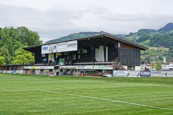 Ehemaliger Zustand: Holztribüne 2024 abgerissen