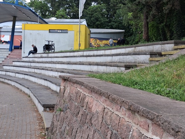 Rostocker Leichtathletikstadion im Sportforum - Rostock-Hansaviertel