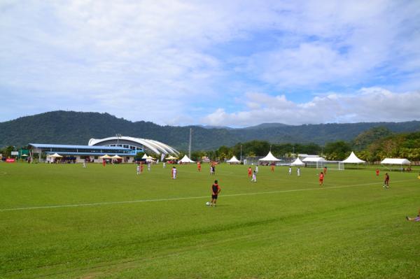 National Soccer Stadium Samoa pitch 2 - Apia