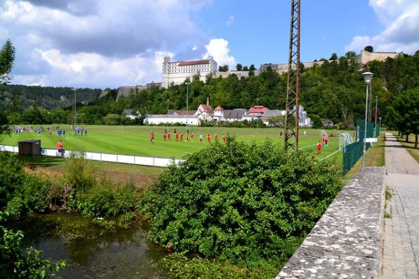 Blick zur Burg Eichstätt (Willibaldsburg) 