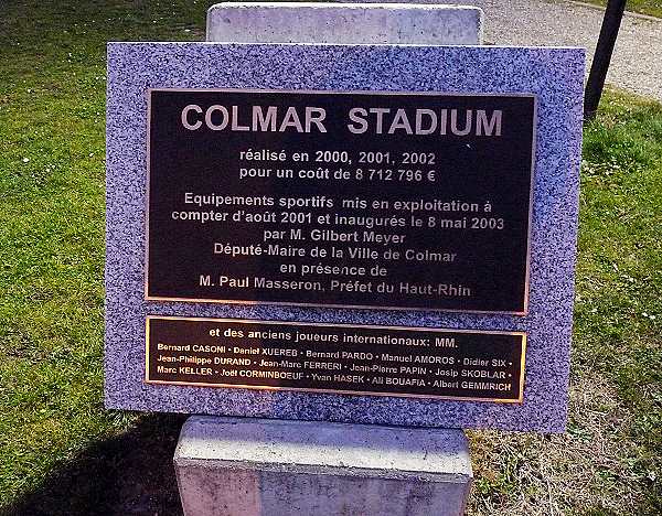 Colmar Stadium - Colmar
