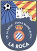 Wappen CF La Roca Penya Blanc Blava