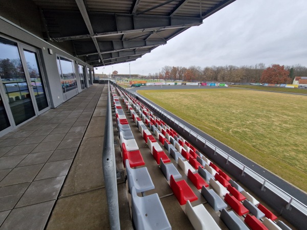 Stadion Heinrichslust im Sportkomplex - Schwedt/Oder
